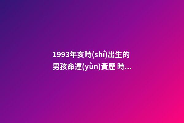 1993年亥時(shí)出生的男孩命運(yùn)(2018年01月03日(農(nóng)歷十一月十七日)黃歷 時(shí)辰吉兇格局)-第1張-觀點(diǎn)-玄機(jī)派